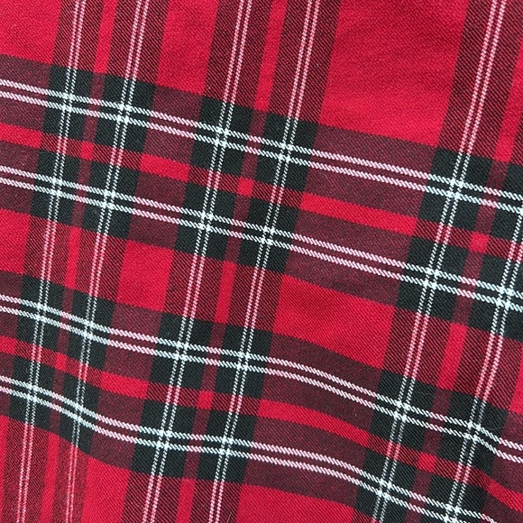 Zara Red Black and white plaid pants - Picture 10 of 10